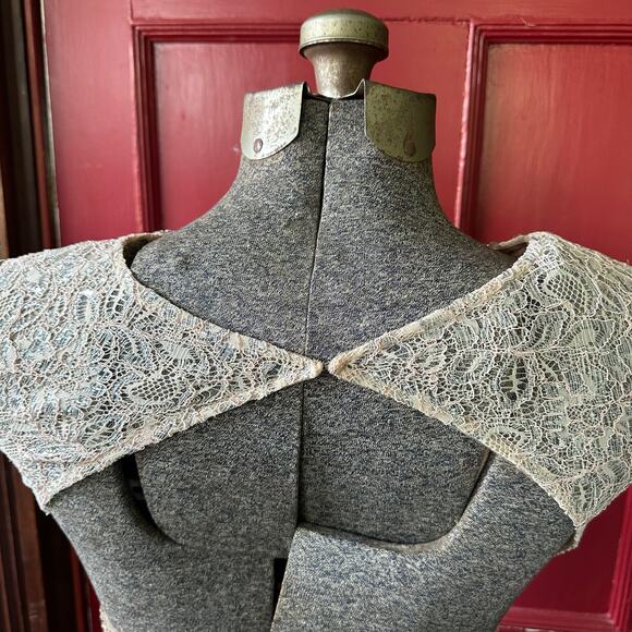 Mermaid Beaded Lace Prom Evening Gown 2 Illusion Bodice Tulle Formal Pageant - Picture 11 of 16